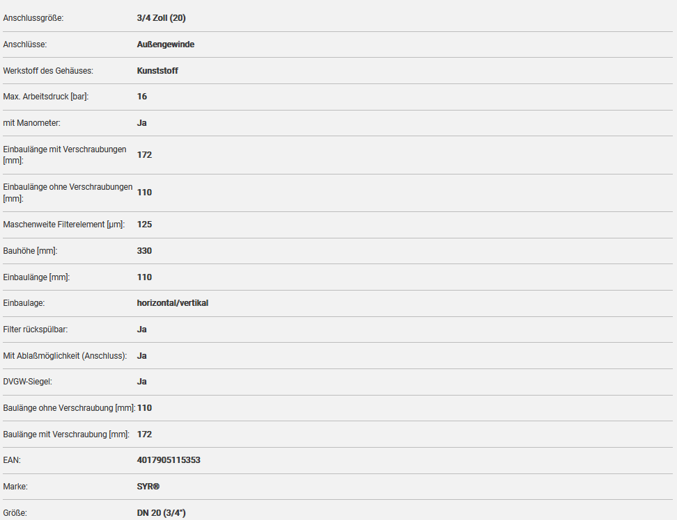Hauswasserstation System DUO DFR mit Druckminderer Dn 20 (3/4") – Bild 2