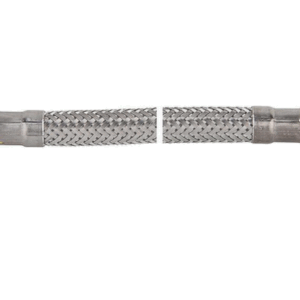 Panzerschläuche KTW-A mit Edelstahlumflechtung L=800mm 3/8" IGÜxAG