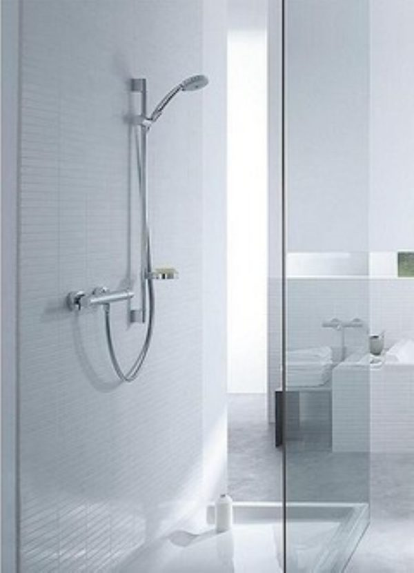 AP-Brausethermostat Hansgrohe Ecostat 1001 CL chrom – Bild 2