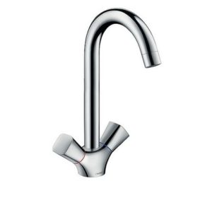 2-Griffspültischmischer Hansgrohe 220 Logis M31 Schwenkauslauf Ausladung 156 mm chrom