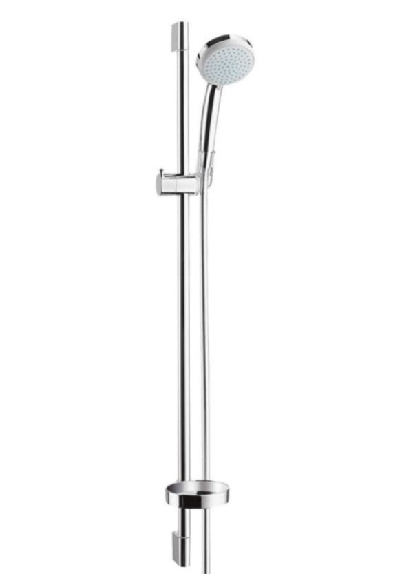 Brause-Set Hansgrohe Croma 100 Vario 650 mm, 4 Strahlarten Ø 100 mm chrom