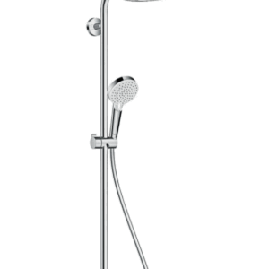 Brause-System Hansgrohe Crometta S240 Handbrause, Kopfbrause Ø 240 mm und Thermostat chrom