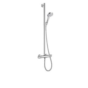 Brauseset Hansgrohe, weiß/chrom Select S Multi mit Ecostat Comfort, SemiPipe