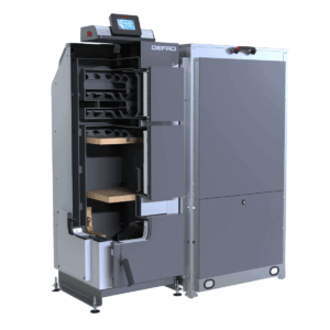 Pelletkassel Defro Komfort Ekopell 20 kw Bernner seitlich