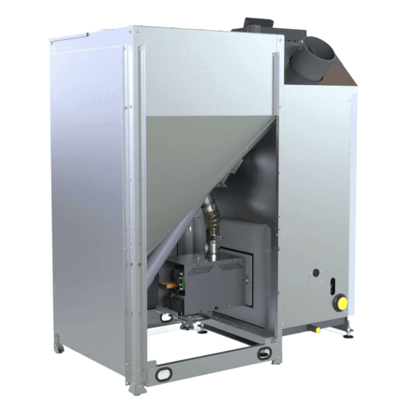 Pelletkassel Defro Komfort Ekopell 20 kw Bernner seitlich – Bild 5
