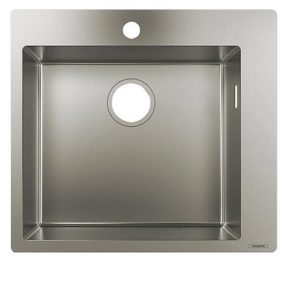 Einbauspüle Hansgrohe 450 S711-F450 Becken BxT: 450x400 mm ohne Exzenterbohrung