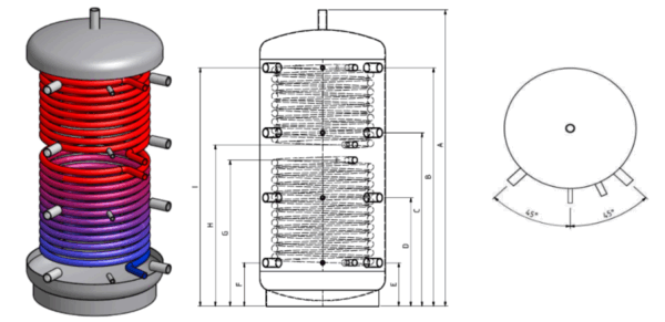 Energie-Pufferspeicher EPSRR 600 – Bild 2