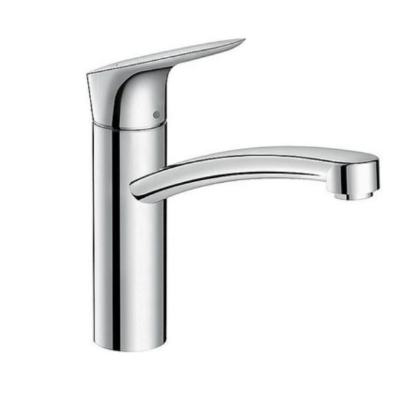 Spültischmischer Hansgrohe 160 Logis Schwenkauslauf Ausladung 220 mm chrom