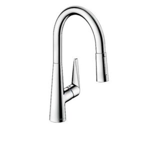 Spültischmischer Hansgrohe Talis S 200 herausziehbare Geschirrbrause Ausladung 213 mm chrom