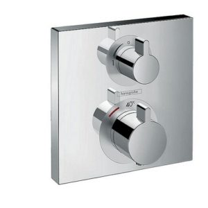 Unterputz Ecostat Square Hansgrohe 2 Verbraucher chrom