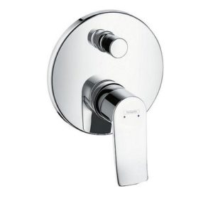 Unterputz-Wannenmischer Hansgrohe Metris Rosette Ø 150 mm chrom