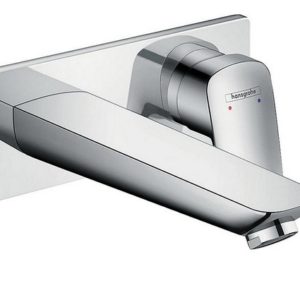 Wand-Waschtischmischer Hansgrohe Logis Ausladung 195 mm chrom