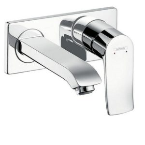 Wand-Waschtischmischer Hansgrohe Metris Ausladung 225 mm chrom
