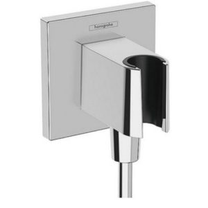 Wandanschlussbogen Hansgrohe Fixfit E mit Brausehalter DN15 (1/2") chrom