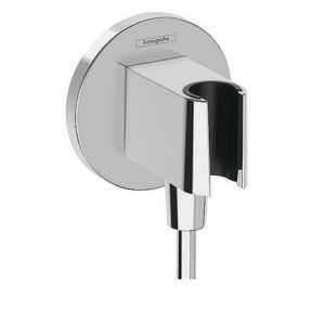 Wandanschlussbogen Hansgrohe Fixfit S mit Brausehalter DN15 (1/2") chrom