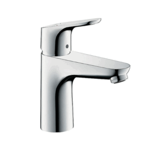 Waschtischmischer Hansgrohe 100 Focus Ausladung 119 mm chrom ohne Ablaufgarnitur