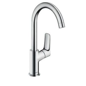 Waschtischmischer Hansgrohe 210 Logis Ausladung 154 mm chrom Schwenkauslauf
