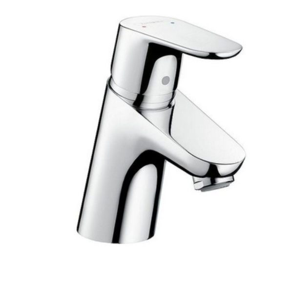 Waschtischmischer Hansgrohe Focus Ausladung 101 mm chrom ohne Ablaufgarnitur