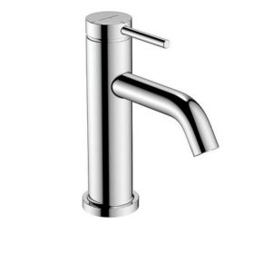 Waschtischmischer Hansgrohe 80 Tecturis S Ausladung 108 mm CoolStart mit Zugstangen-Ablaufgarnitur chrom