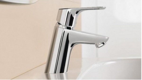 Waschtischmischer Hansgrohe Focus Ausladung 101 mm chrom ohne Ablaufgarnitur – Bild 2